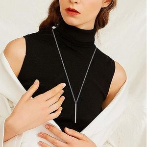 ✨NWT ✨Minimal  Statement Silver Necklace✨ Handmade ✨Artisan✨ G…